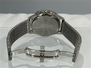 CITIZEN BU2020-70E Calendrier Eco-Drive – Silver-Tone 44?mm Mesh Bracelet, World